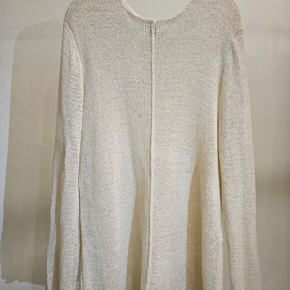 Unisex Oversized Open-Knit Pullover (Cardigan-Style Shirt) - Picture 5 of 5